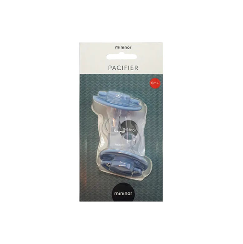 Mininor Silikonesut 6+ Mdr Blå (2 stk)
