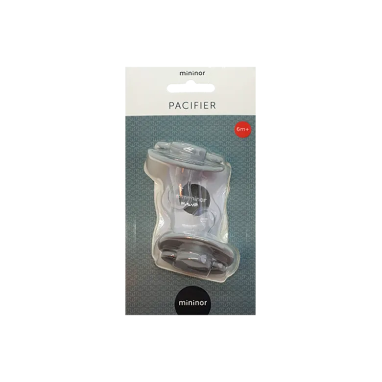 Mininor Silikonesut 6+ Mdr Grå (2 stk)