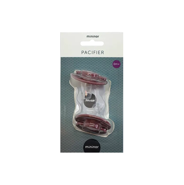 Mininor Silikonesut 0+ Mdr Lilla (2 stk)