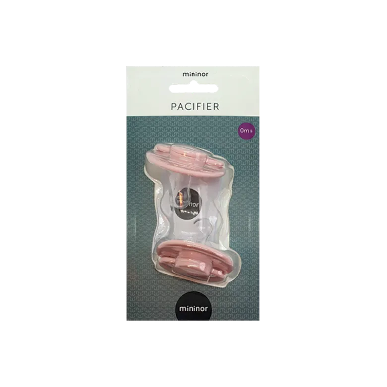 Mininor Silikonesut 0+ Mdr Pink (2 stk)