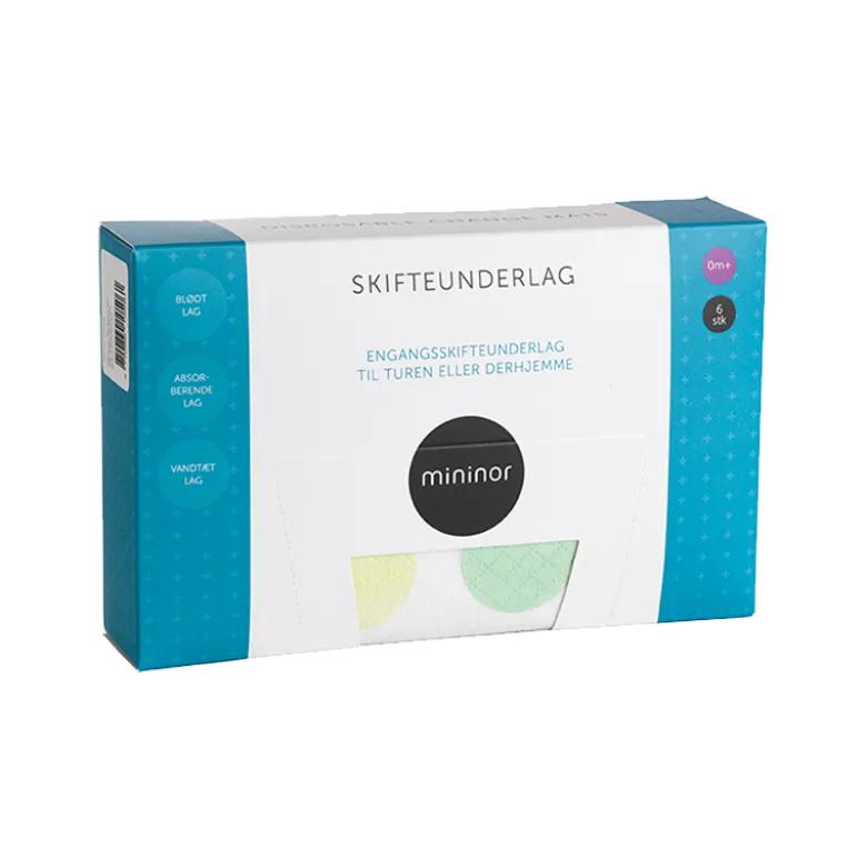 Mininor Skifteunderlag (6 stk)