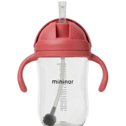 Mininor Sugerørskop Tritan Rabarber (330 ml)