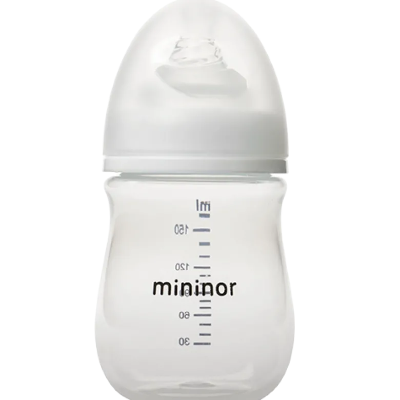 Mininor Sutteflaske PP Flaskesut 0M+ (160 ml)