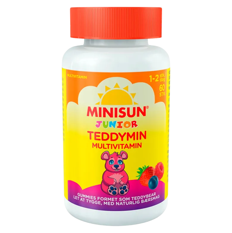 Minisun Junior Teddymin Multivitamin (60 stk)