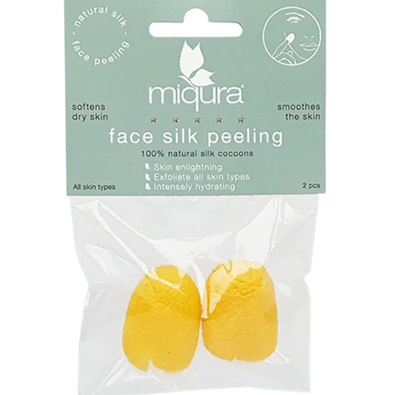 Miqura Face Silk Peeling - Silk Cocoons (2 stk)