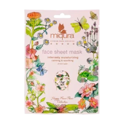 Miqura Flower Face Sheet Mask (1 stk)