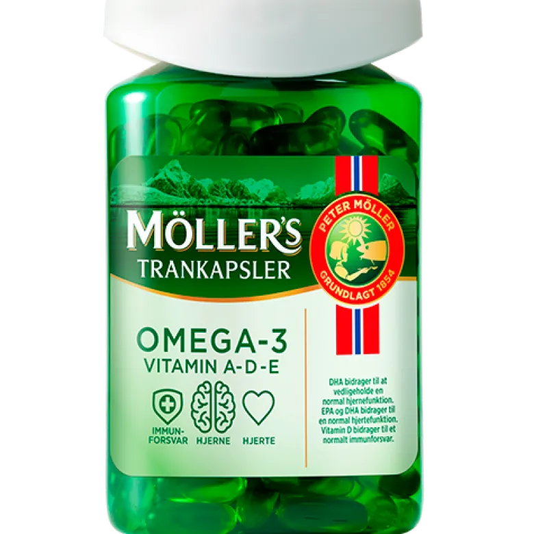 Møllers Tran Kapsler Omega-3 (150 kaps)