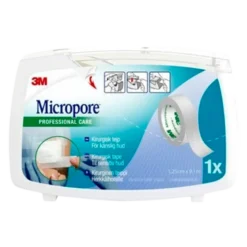 3M Micropore Kirurgisk Tape Hvid 1,25 cm x 9,14 m (1 stk)