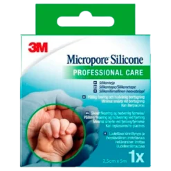 3M Micropore Silicone 2,5 cm x 5 m (1 stk)