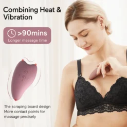 Momcozy Brystmassager M. Varme & Vibration (1 stk)
