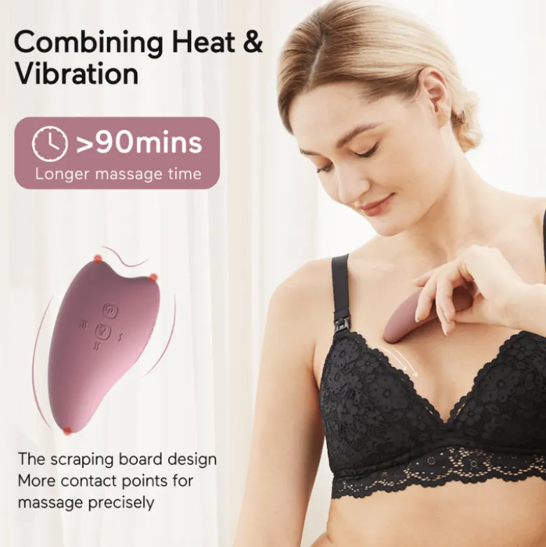 Momcozy Brystmassager M. Varme & Vibration (1 stk)