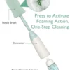 Momcozy Flaskebørste Kit Push-Press Design Grøn (1 sæt)