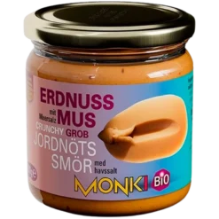 Monki Jordnøddesmør Crunch Ø (330 gr)
