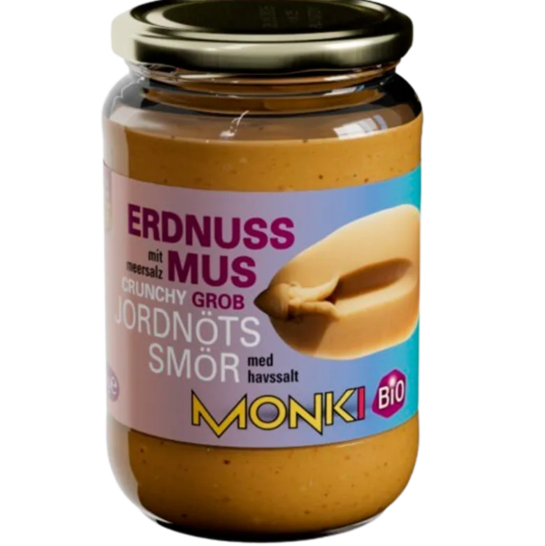 Monki Jordnøddesmør Crunch Ø (650 gr)