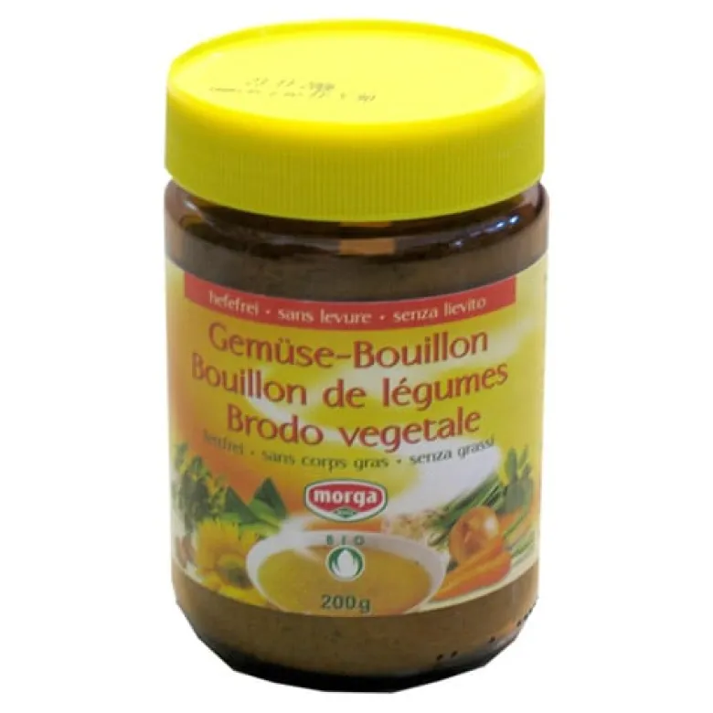 Morga Grønsagsbouillon Pulver uden Gær Ø (200 gr)