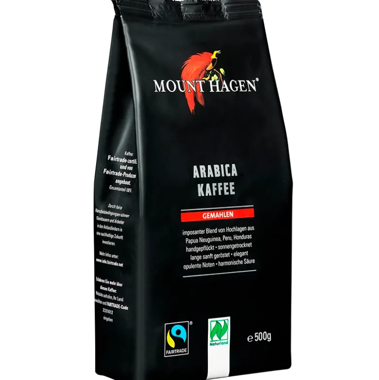 Mount Hagen Kaffe Arabica Ø Fairtrade (500 g)