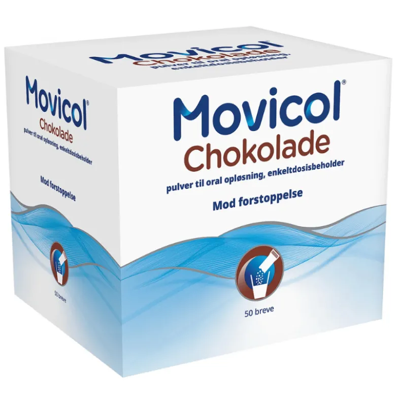 Movicol Pulver Oral Opløsning Chokolade (50 breve)