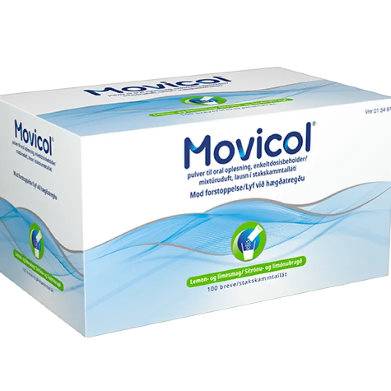Movicol Pulver Oral Opløsning Lemon- & Limesmag (100 breve)