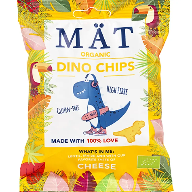 Mät Organic Dino Chips Cheese (35 g)