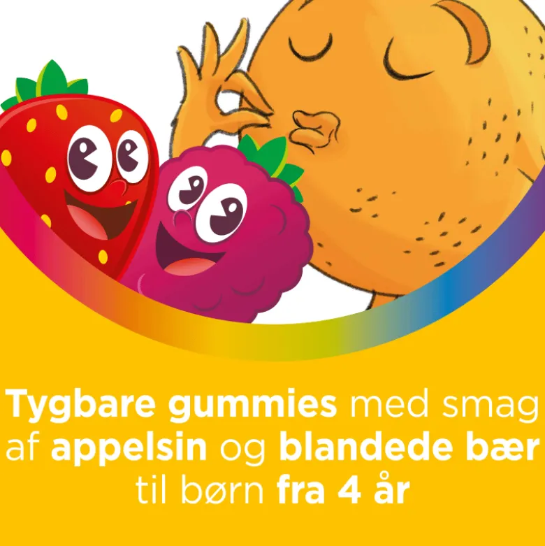 Multitabs Kids Gummies Appelsin & Bærsmag (60 stk)
