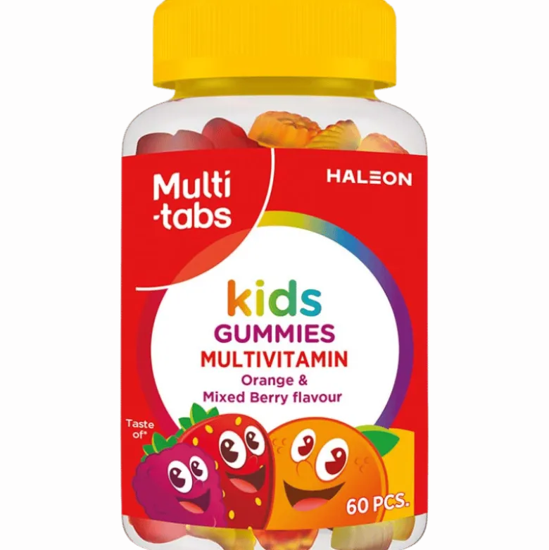 Multitabs Kids Gummies Appelsin & Bærsmag (60 stk)