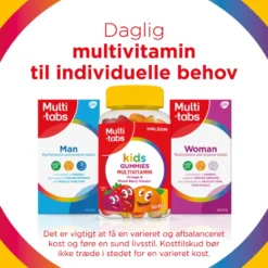 Multitabs Kids Gummies Appelsin & Bærsmag (60 stk)