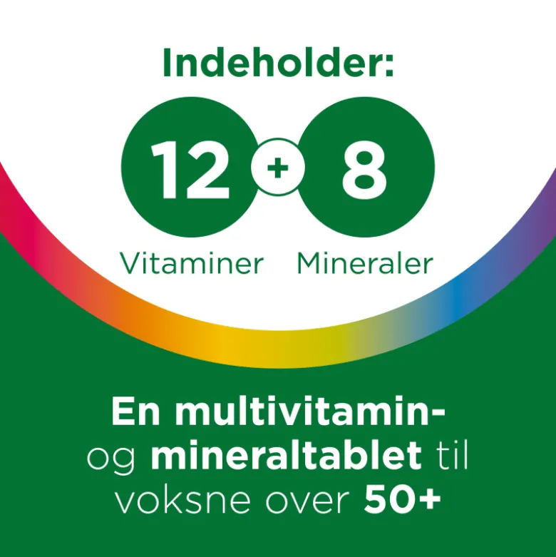 Multitabs 50+ Tabletter (180 stk)