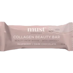 MUST Essentials Verisol Kollagen Bar Hindbær & Mørkchokolade (35 g)