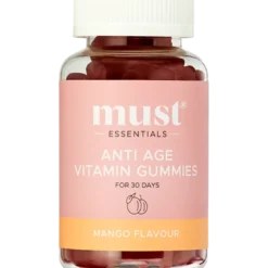 Must Essentials Vitamin Gummies Mango Anti Age (60 stk)