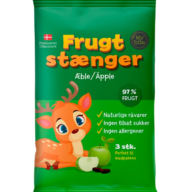 MyBite Frugtstænger Æble (60 g)