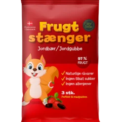 MyBite Frugtstænger Jordbær (60 g)