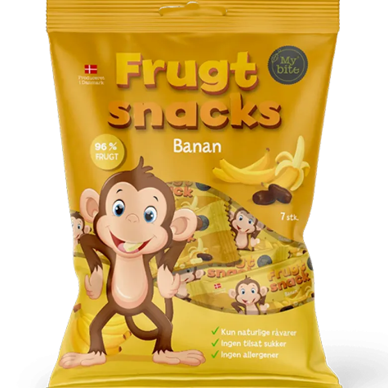 MyBite Mini FrugtBar Banan (100 g)