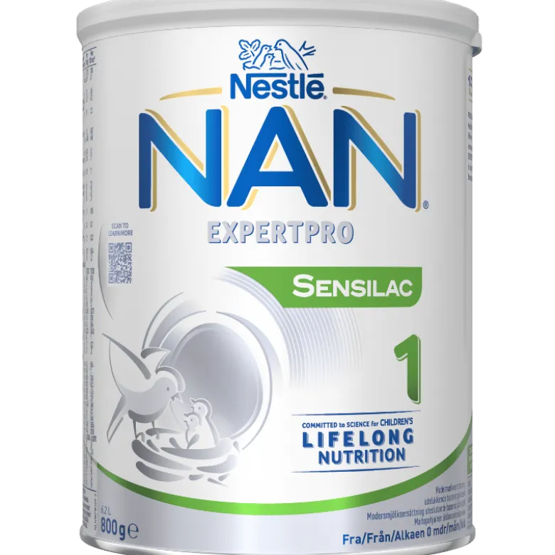 NAN Expertpro Sensilac 1 Modermælkserstatningpulver - Fra 0 mdr. (800 g)