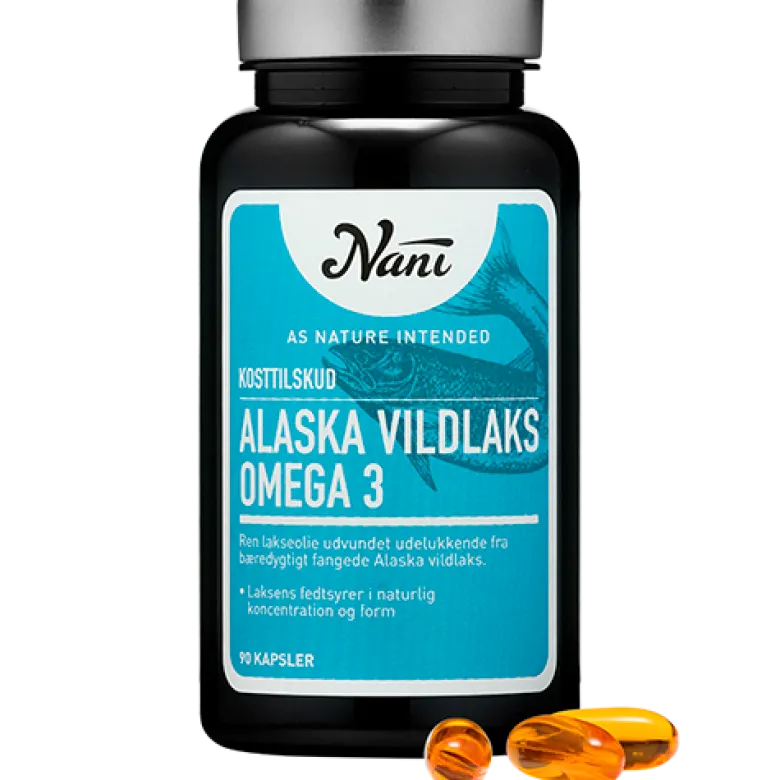 Nani Alaska Vildlaks Omega 3 (90 kaps)