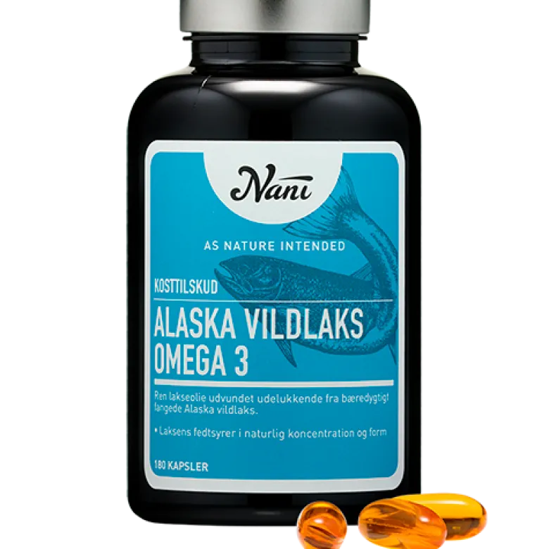 Nani Alaska Vildlaks Omega 3 (180 kaps)