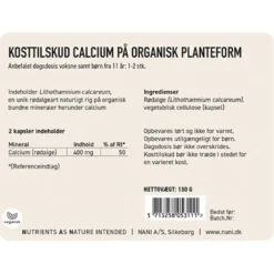 Nani Calcium (180 kaps)