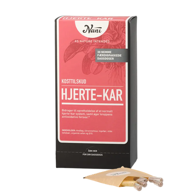 Nani Food State Hjerte-kar (30 breve)