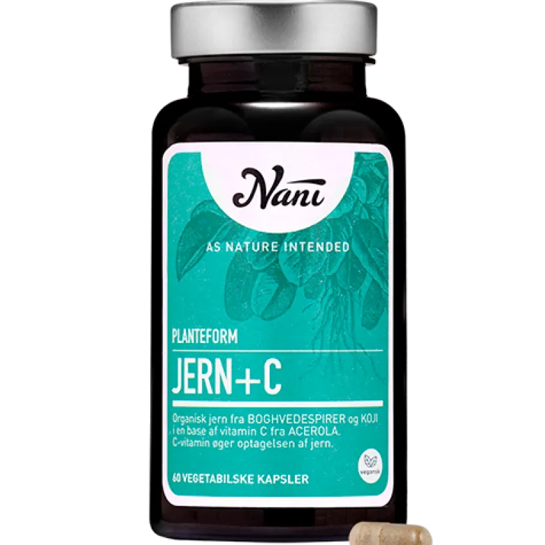 Nani Planteform Jern+C (60 kaps)