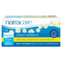 Natracare Tampon Super m. Hylster Ø (16 Stk)