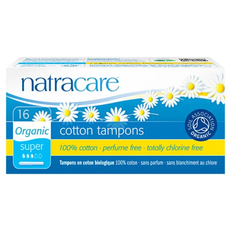Natracare Tampon Super m. Hylster Ø (16 Stk)