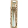 Natural Family Co. Tandbørste Bio 2 pk. Mint/hvid