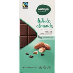 Naturata Laktosefri Chokolade Med Mandel Ø (100 g)