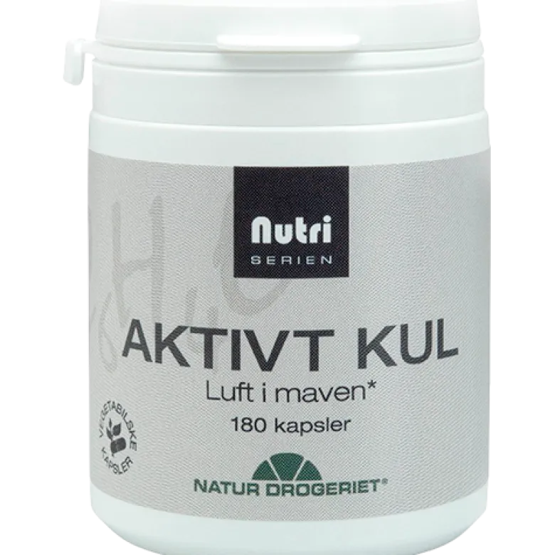 Natur Drogeriet Aktivt Kul (180 kaps)
