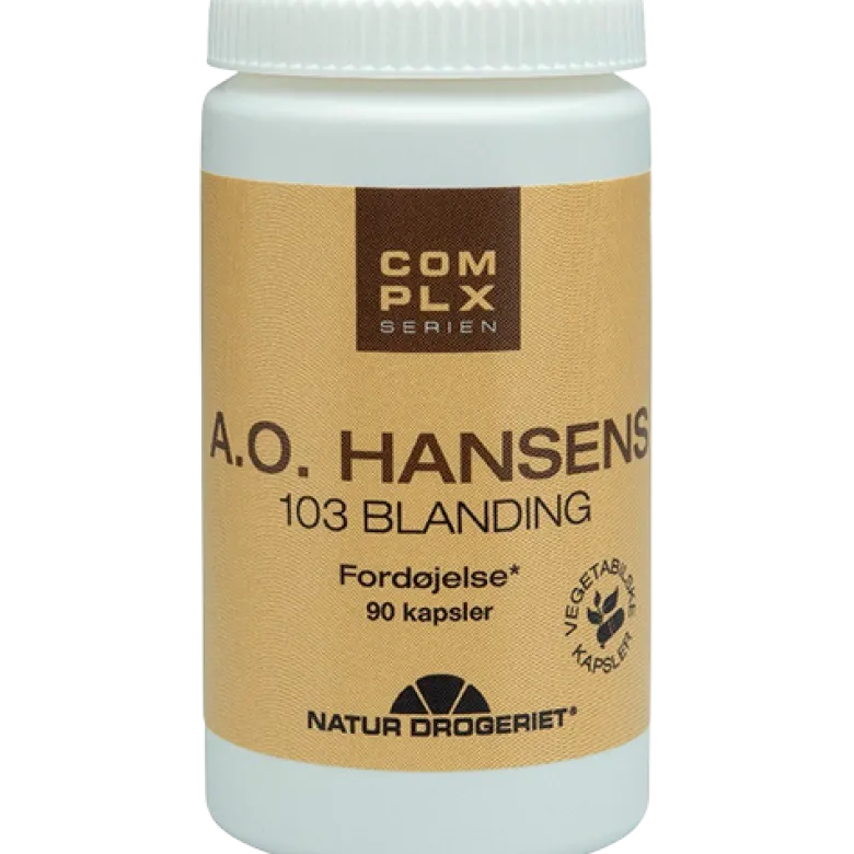 Natur Drogeriet A.O. Hansen 103 Kosttilskud (90 kapsler)