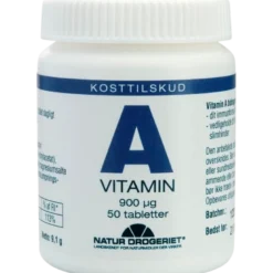 Natur Drogeriet A-vitamin (50 tabletter)