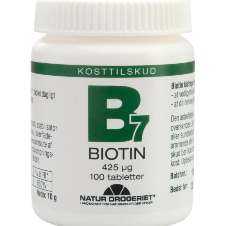 Natur Drogeriet B7 Biotin 425 ug (100 tab)
