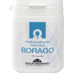 Natur Drogeriet Boragoolie 500 mg (180 kapsler)