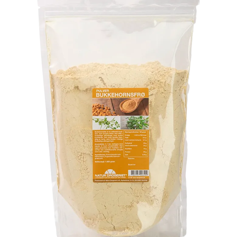 Natur Drogeriet Bukkehornsfrø Pulver (1000 gr)