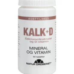 Natur Drogeriet Calcium + D tabletter (90 tab)