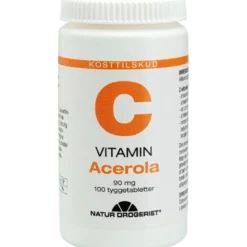 Natur Drogeriet C-Vitamin Acerola 90 mg (100 tabl)